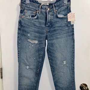FREE PEOPLE NWT NOVEMBER RAIN JEANS